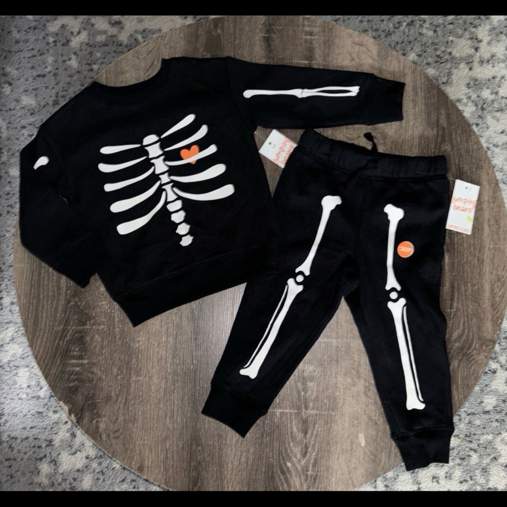 Jumping Beans 2 Piece Toddler Halloween Sweat Outfit